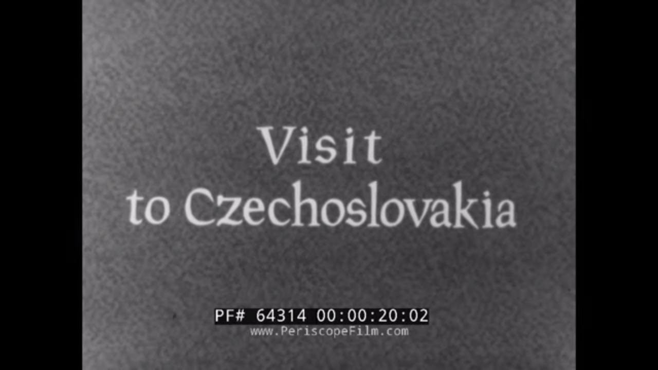 1950s VISIT TO CZECHOSLOVAKIA  PRAGUE  BOHEMIA  PILSEN  EASTERN EUROPE TRAVELOGUE FILM 64314
