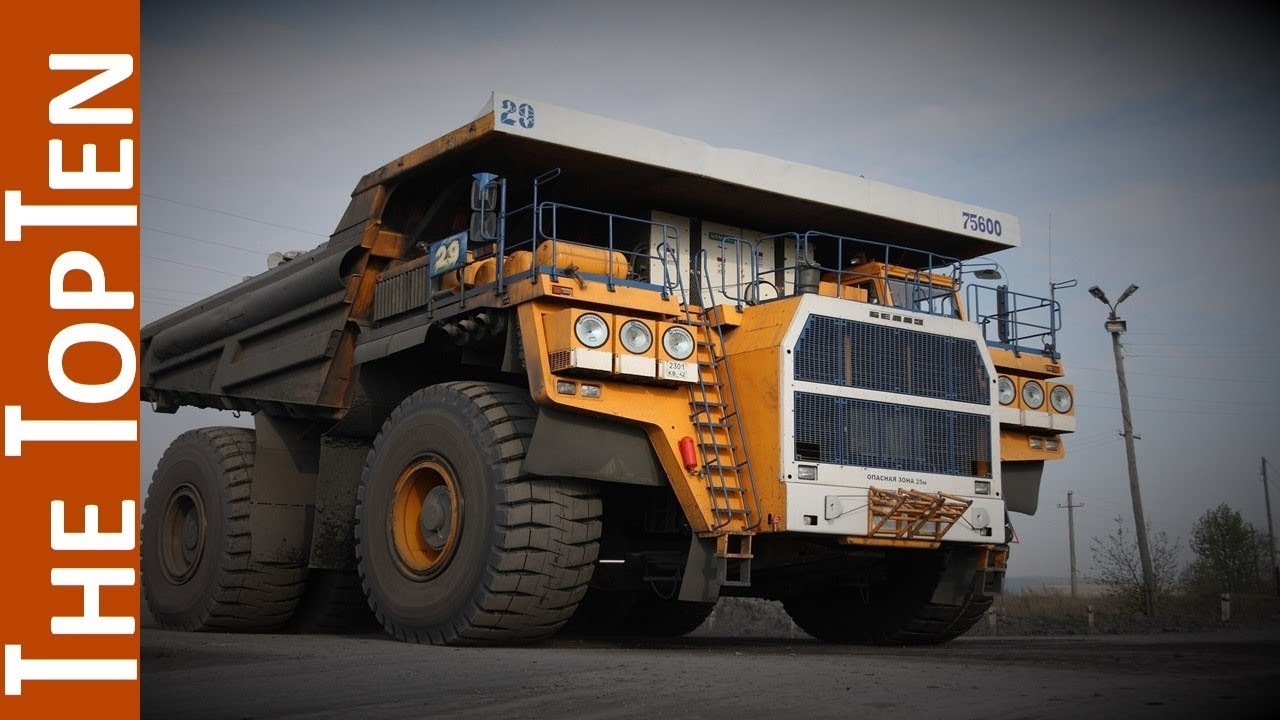 The Top Ten Largest Dump Trucks In The World