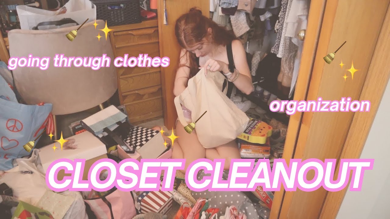 Closet Clean Out | Deep Cleaning + Organize with me