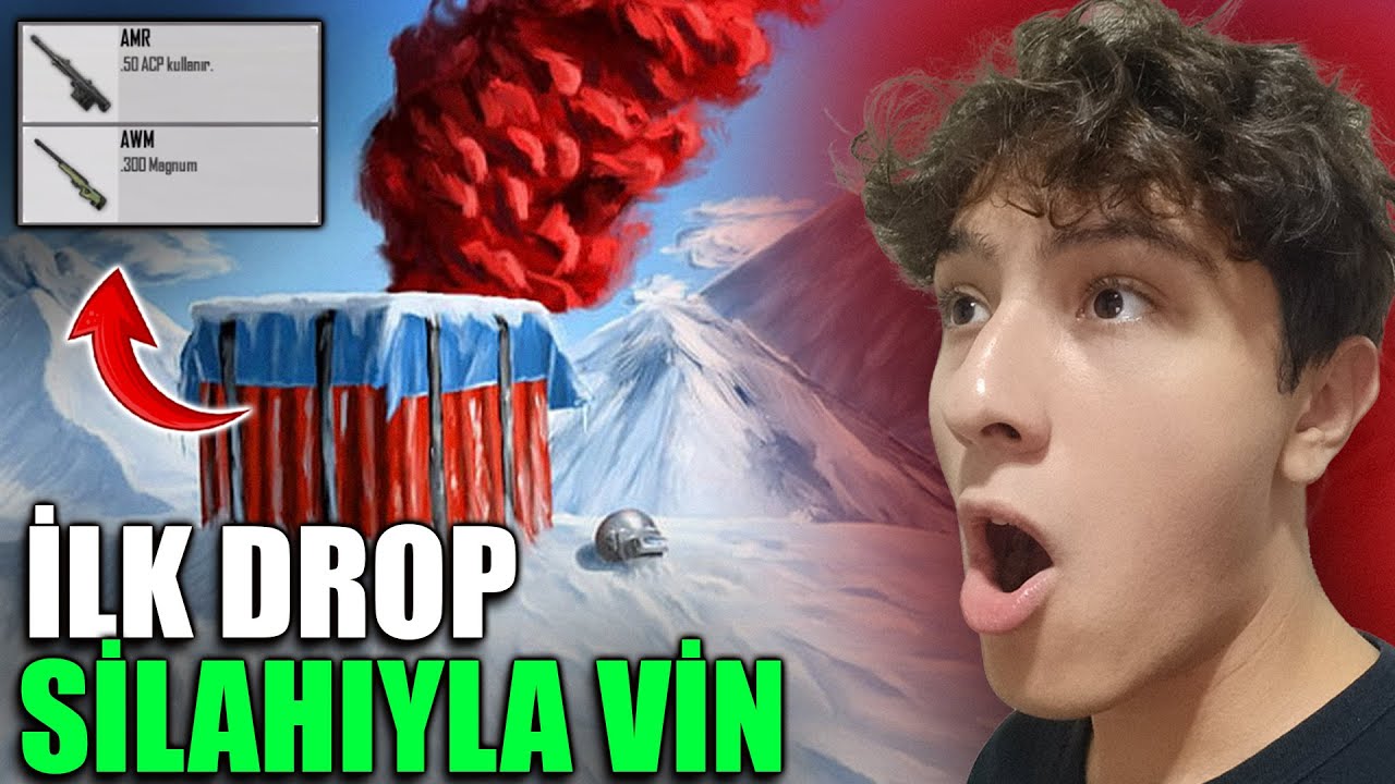 SADECE BİR TANE DROPLA VİN ALMAK !!? (pubg mobile) #OSMANING&Ouml;REVİ