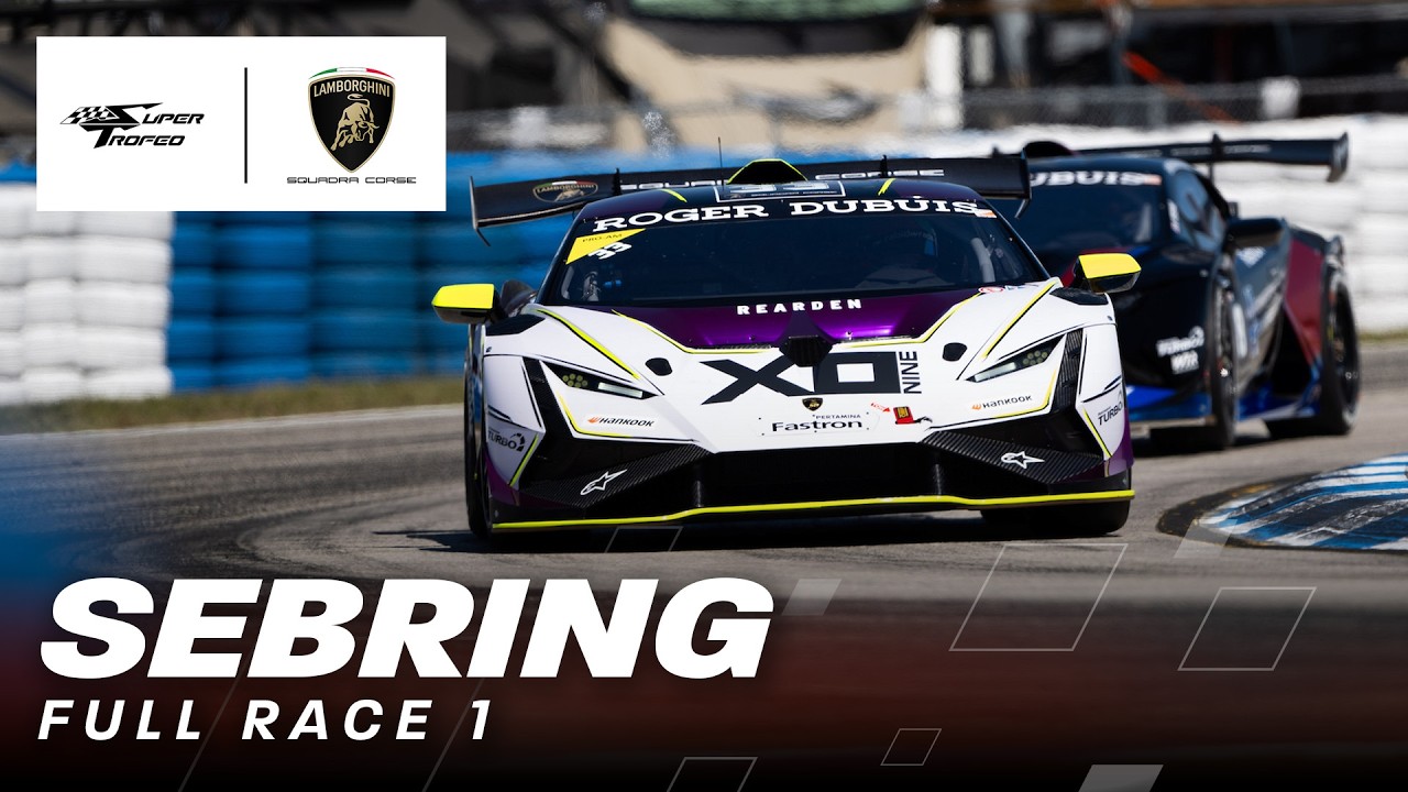 2026 Lamborghini Super Trofeo at Sebring International Raceway |  Race 1 | Sebring, Florida