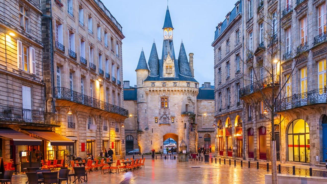 Bordeaux France Walking Tour 4K! Visit One Day