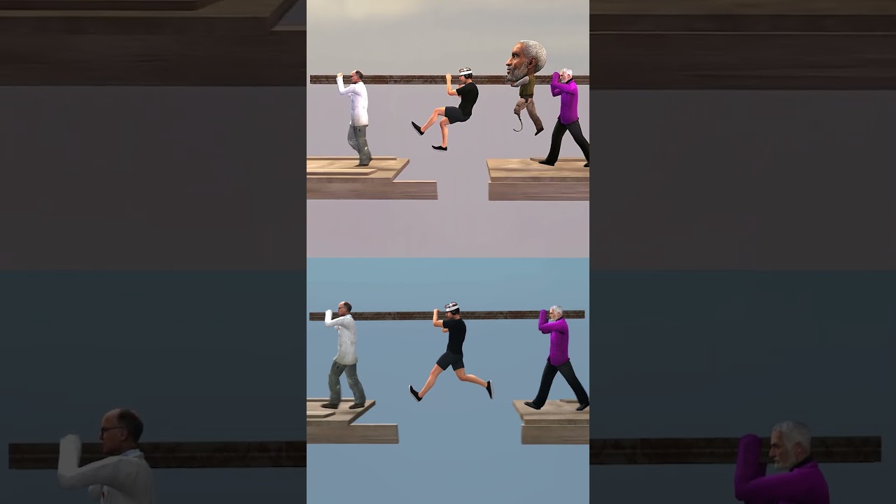 Командная Работа 200 IQ vs 300 IQ ЧЕЛЛЕНДЖ #gmod #sfm