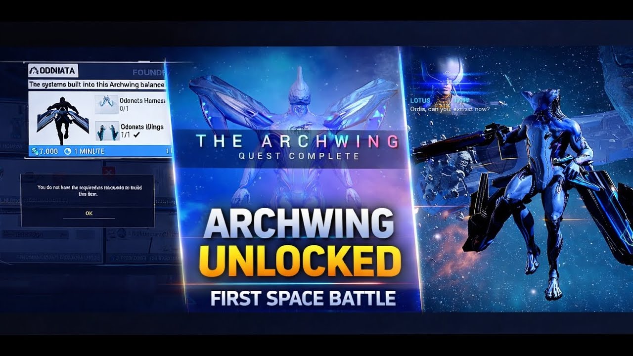 I Finally Unlocked ARCHWING! 🚀 Warframe Part 11