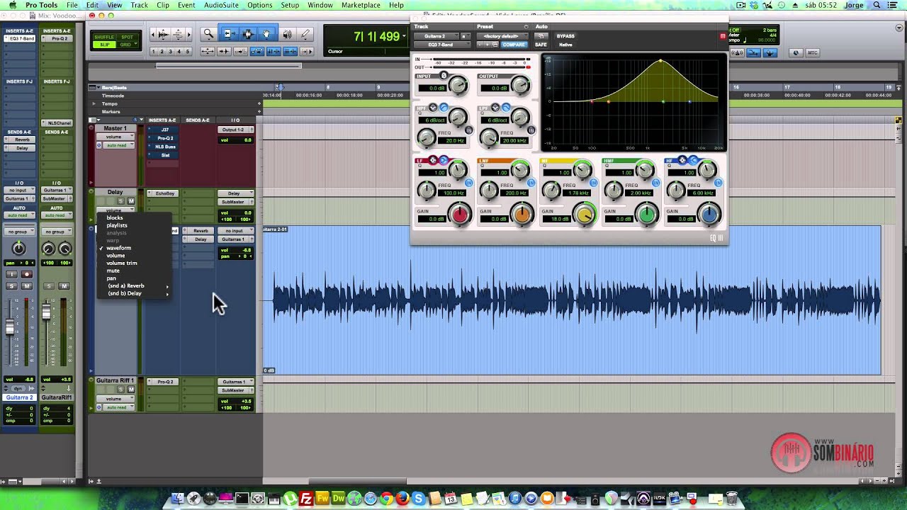 Automação de Plugins no Pro Tools