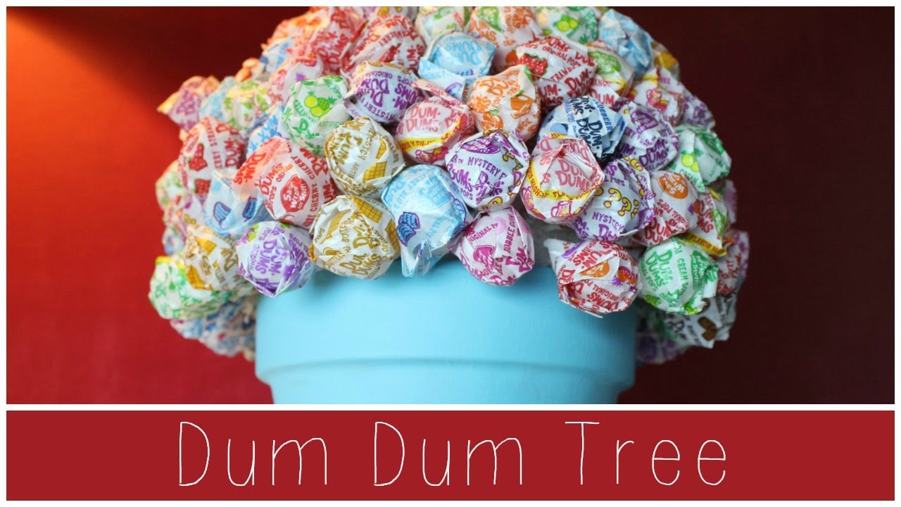 DIY DUM DUM LOLLIPOP TREE | Allie Young