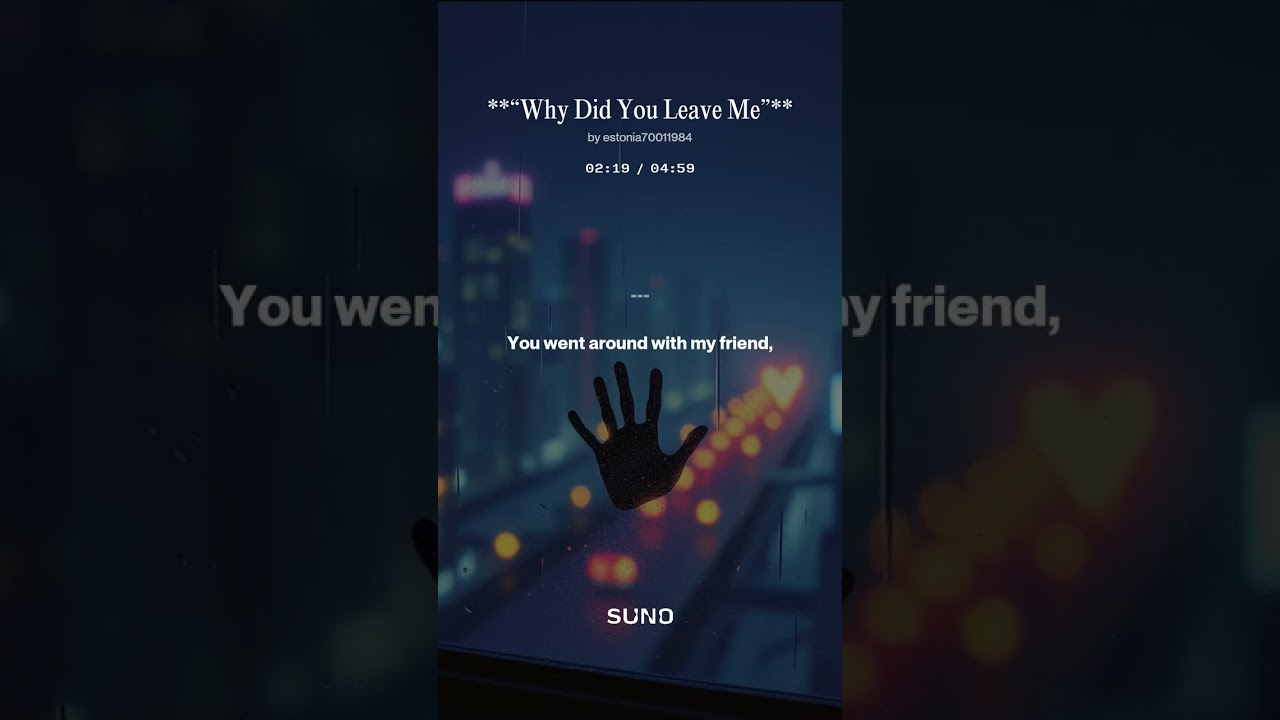 “Why Did You Leave Me”   2