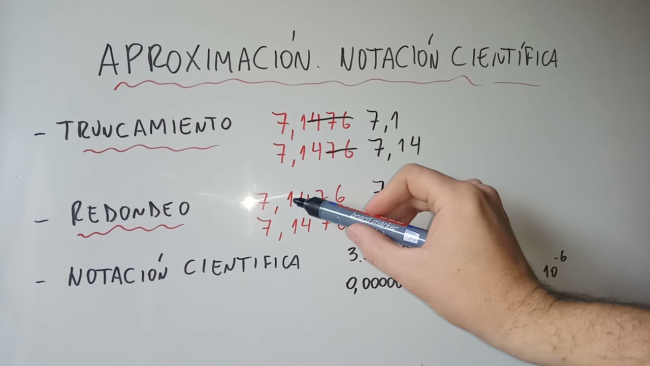 Cómo hacer un truncamiento, redondeo y notación científica