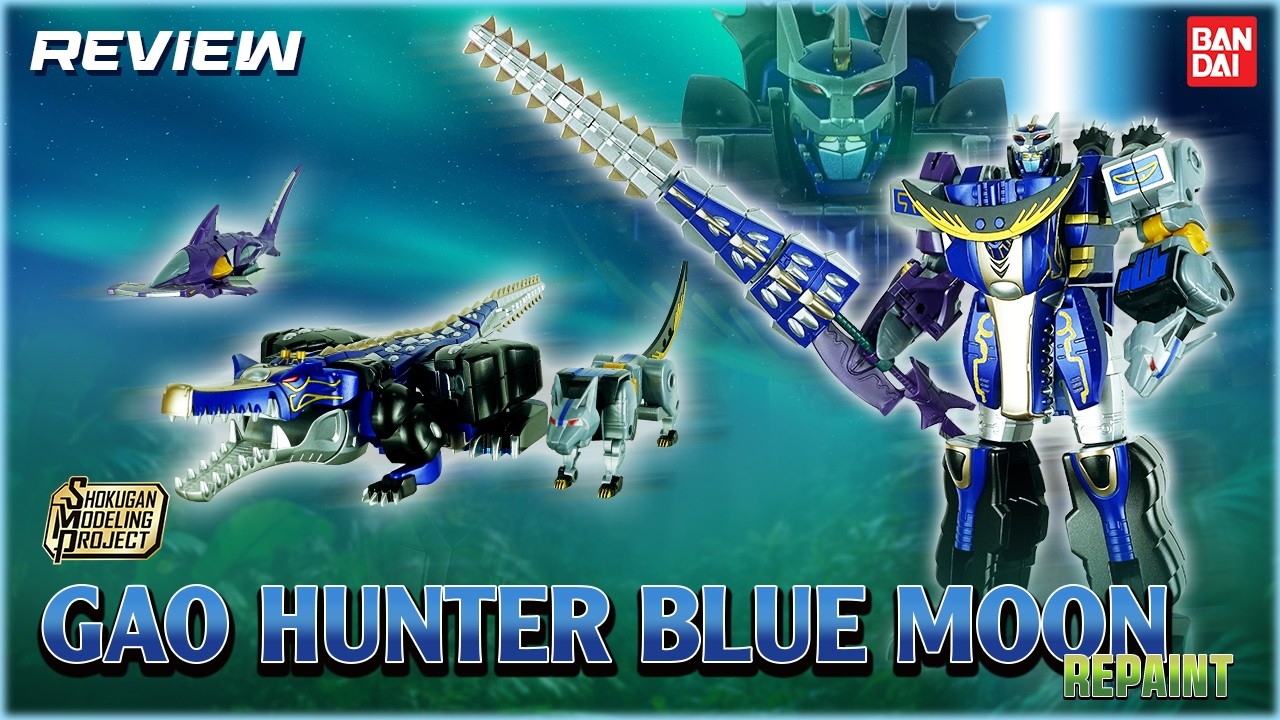 Repaint SHOKUGAN MODELING PROJECT GaoHunter Blue Moon
