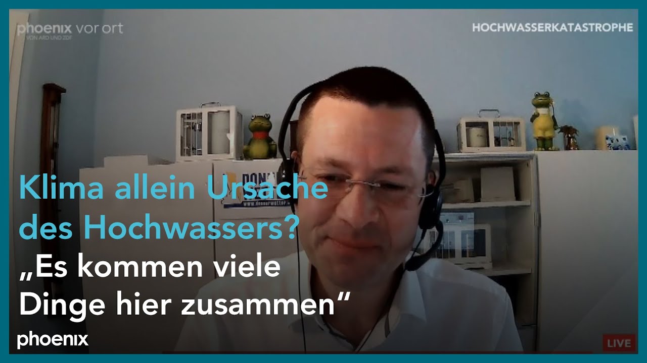 Schaltgespr&auml;ch mit Meteorologe Karsten Brandt am 16.07.21