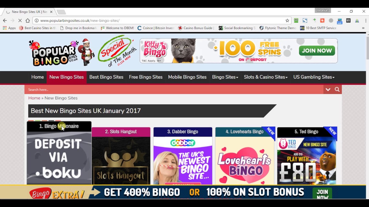 How To Play Online Bingo at New Bingo Sites UK Bingo Millionaire