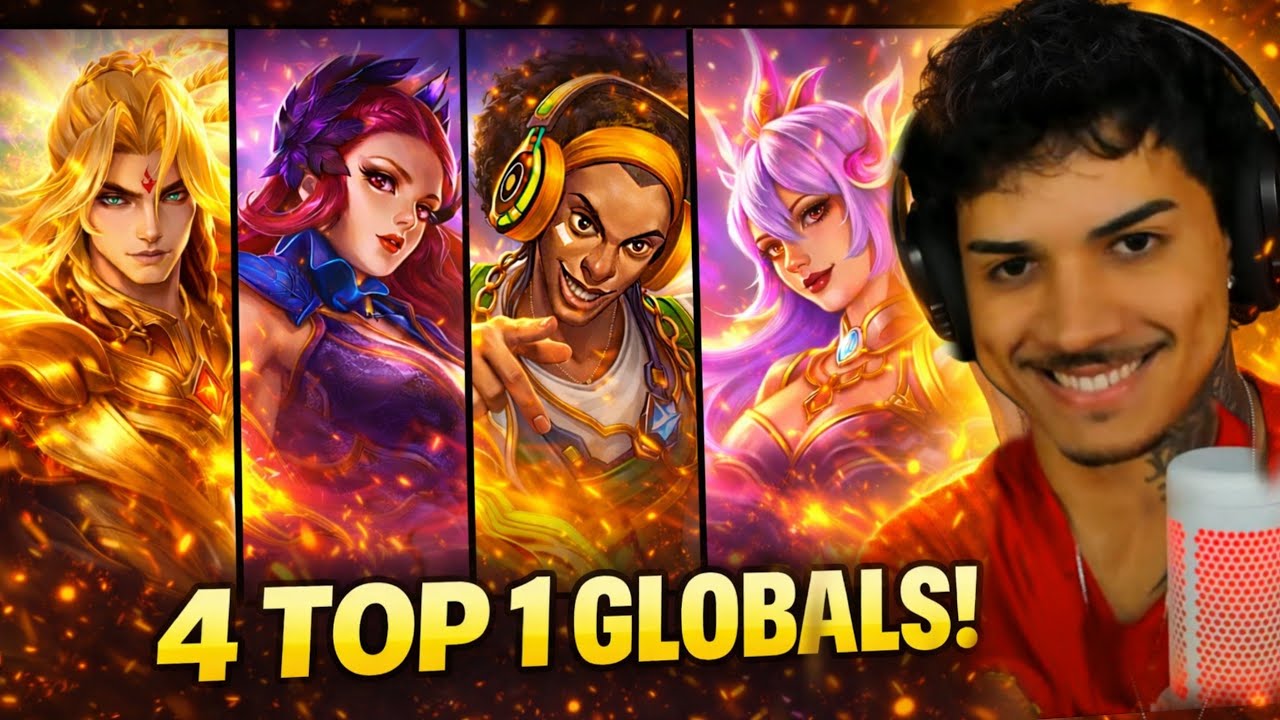 QUANDO 4 TOP 1 GLOBAL SE ENCONTRAM, ISSO ACONTECE