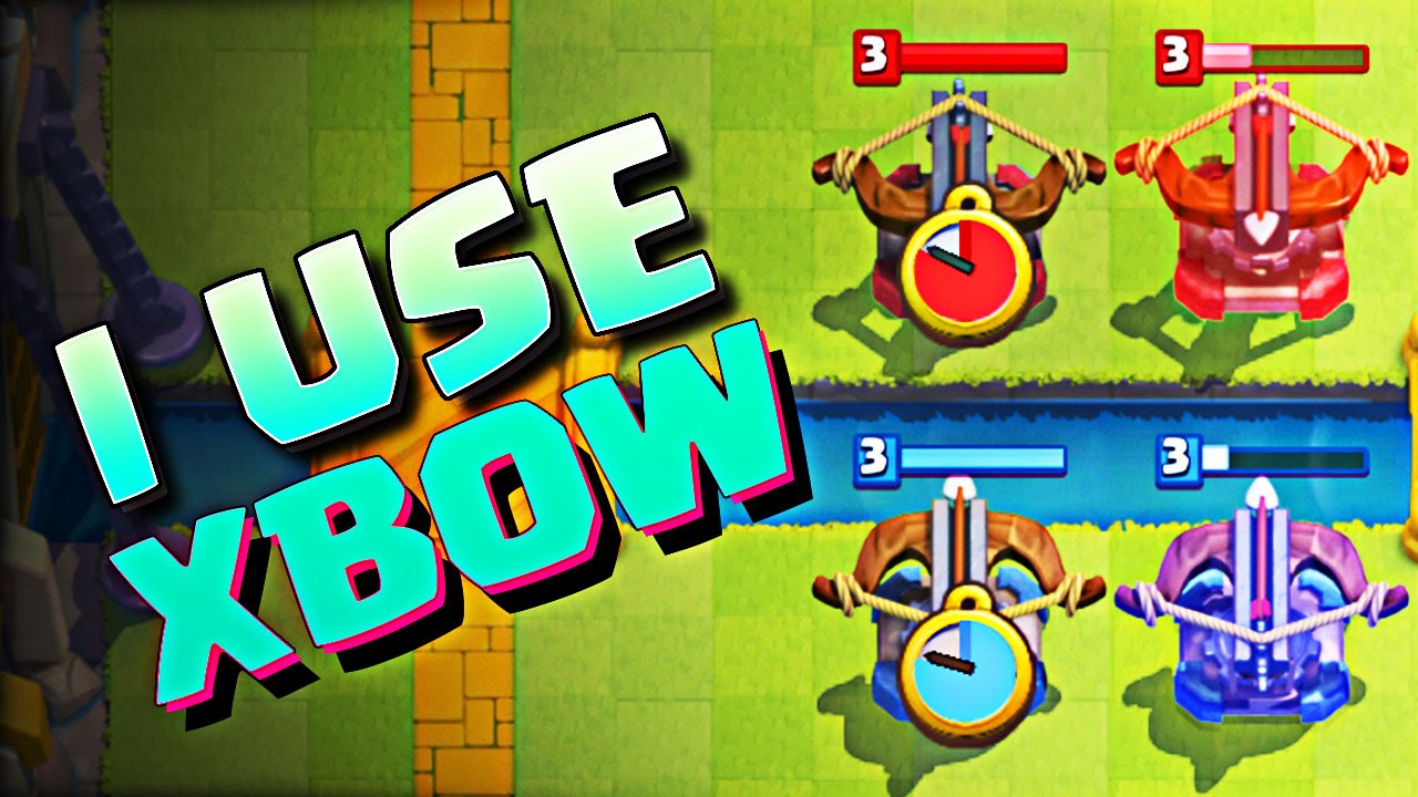 I USE THE XBOW :: Clash Royale :: NEW XBOW IS AMAZING!!