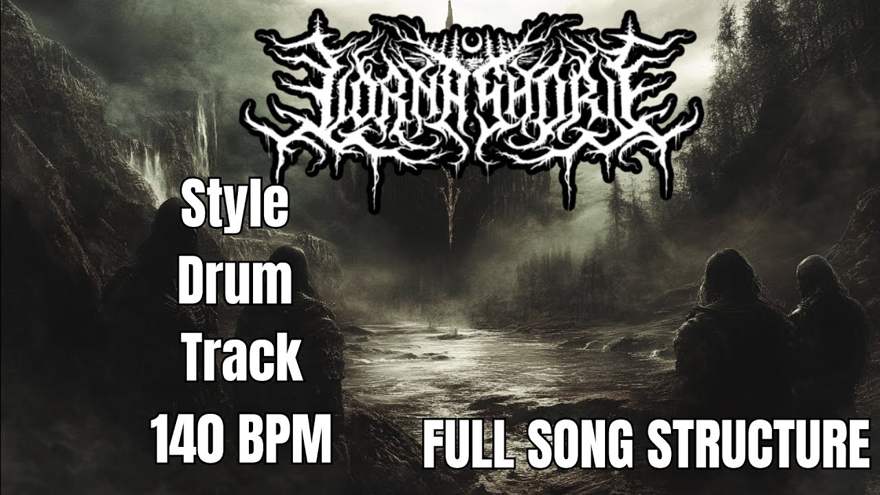 140 BPM Blackened Deathcore Drum Track – Lorna Shore Style Brutality