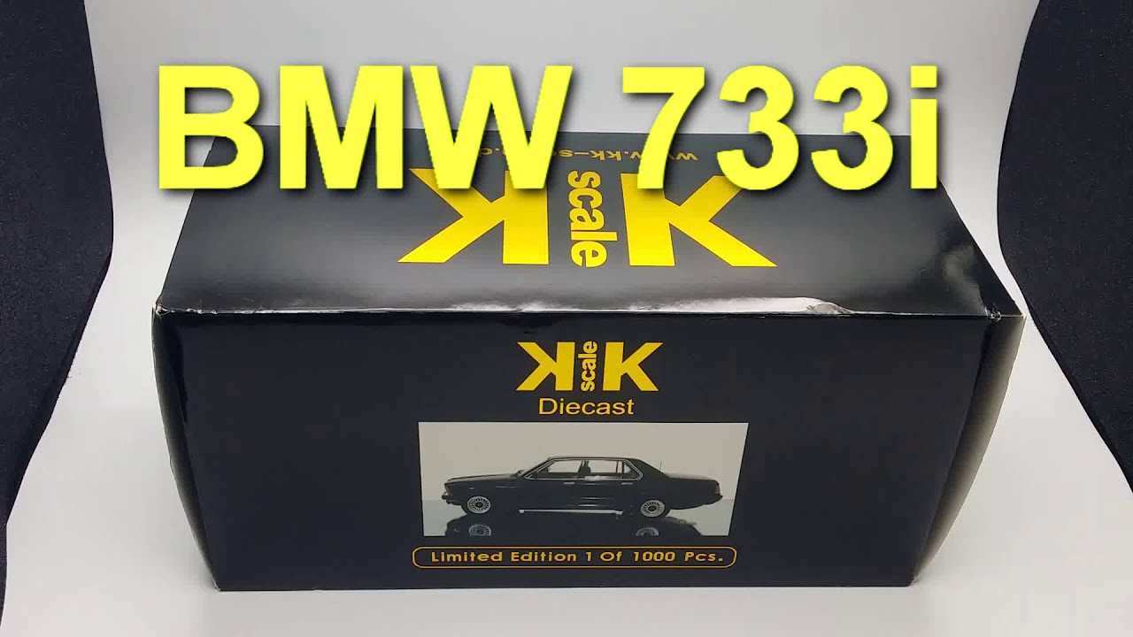 UNBOXING OF BMW 733i E23 1977 DIECAST 1:18