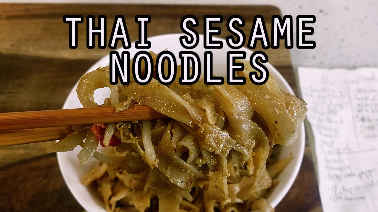 Thai Sesame Noodles (Monkey Thai) | Woo Can Cook