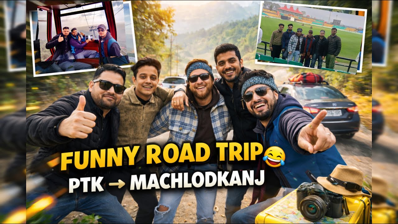 Vlog - 96 | PTK to Mcleodganj ❄️ | Road Trip 2026 |@virdhiamandeep #vlog
