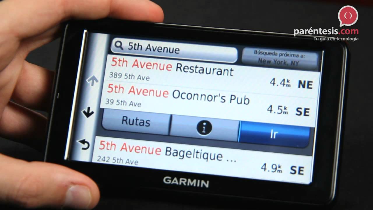 GPS Garmin nüvi (2555LM)