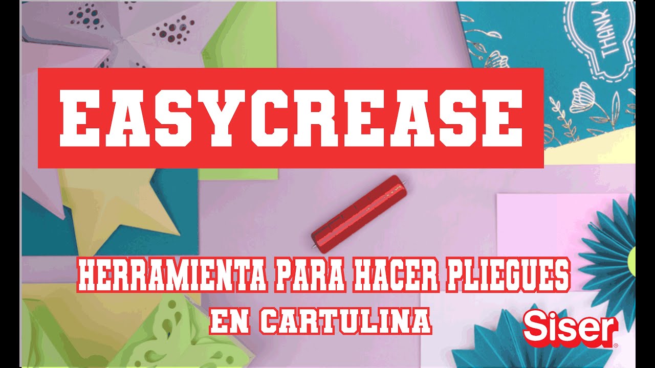 EasyCrease, la herramienta para hacer pliegues en cartulina con los plotters Romeo y Juliet de Siser
