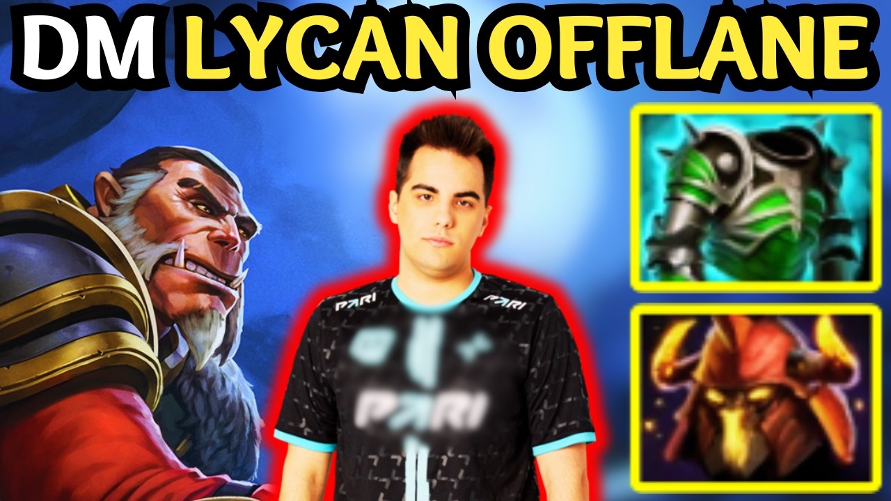 🔥 DM LYCAN Offlane MASTERCLASS &mdash; UNSTOPPABLE Map Pressure 🔥 Dota 2 Offlane