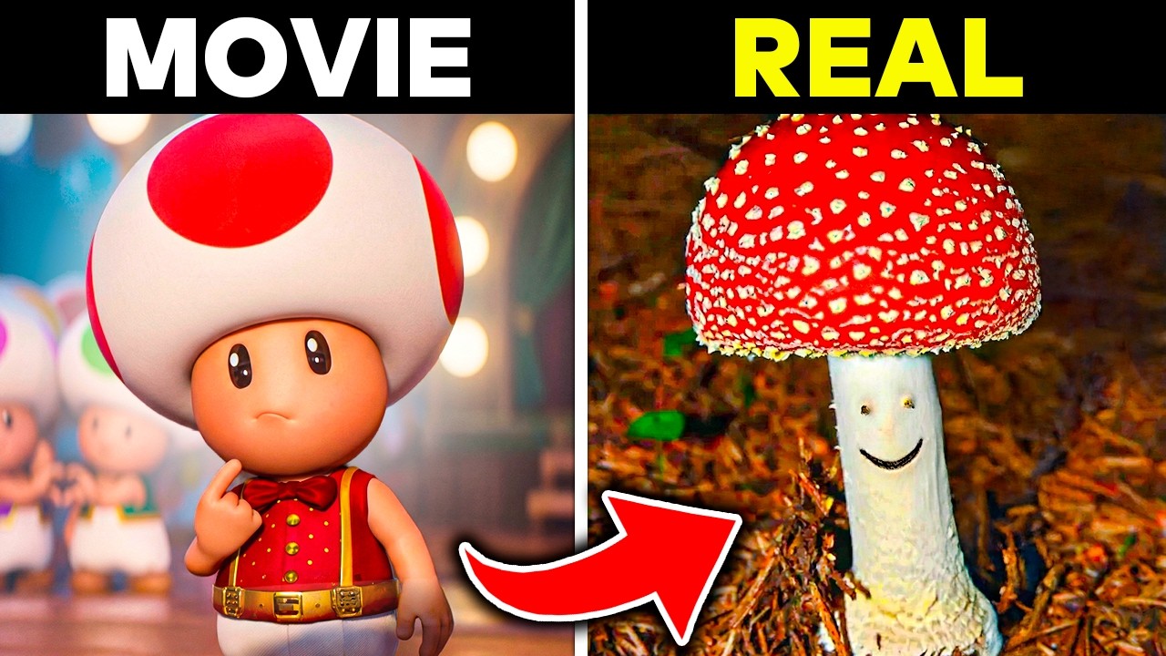 12 CHARACTERS from SUPER MARIO GALAXY Movie in REAL LIFE!