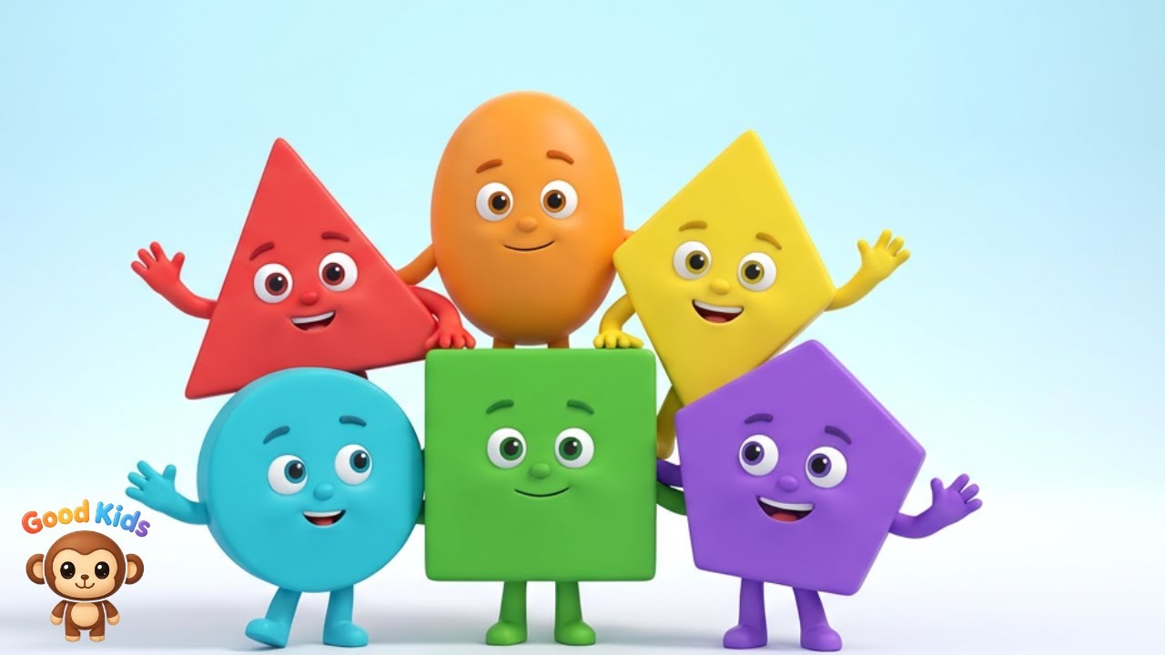 Let's Learn the Shapes-Learning Video for Babies and Toddlers | Good Kids