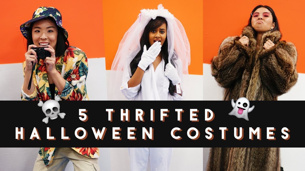 5 Thrifted Halloween Costumes - LAST MINUTE & EASY!