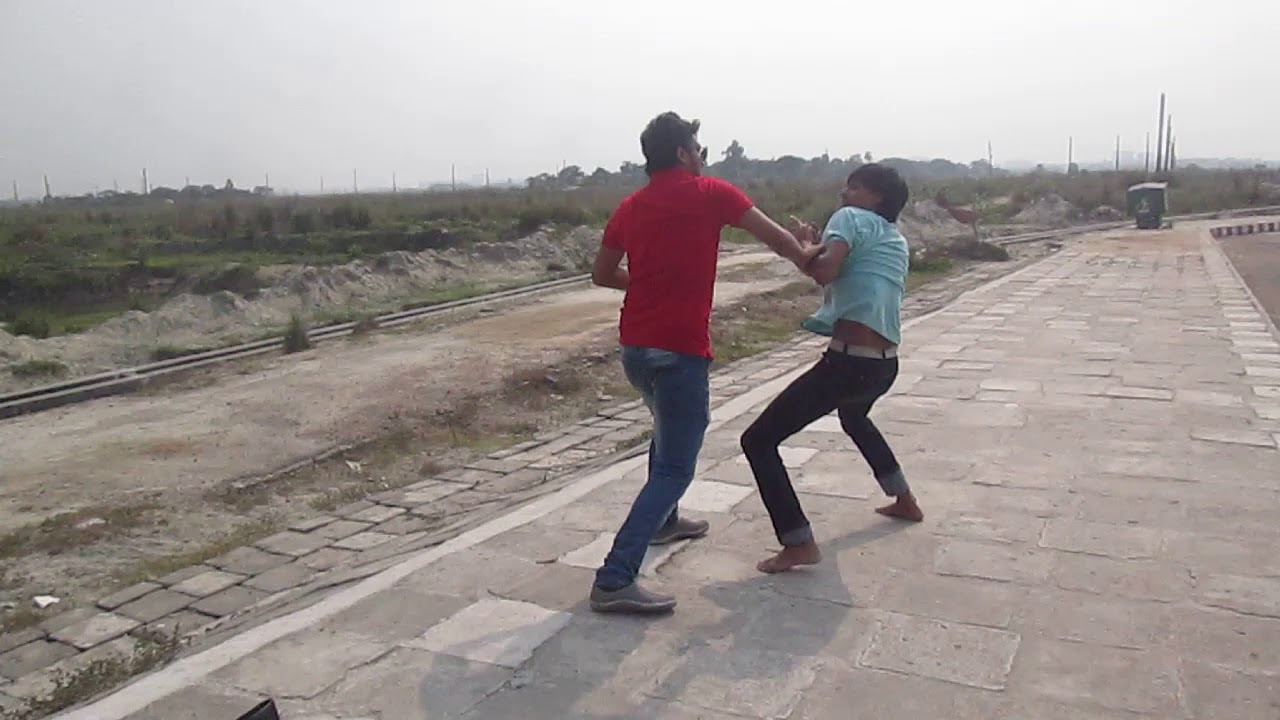 Funny fight between two friends
