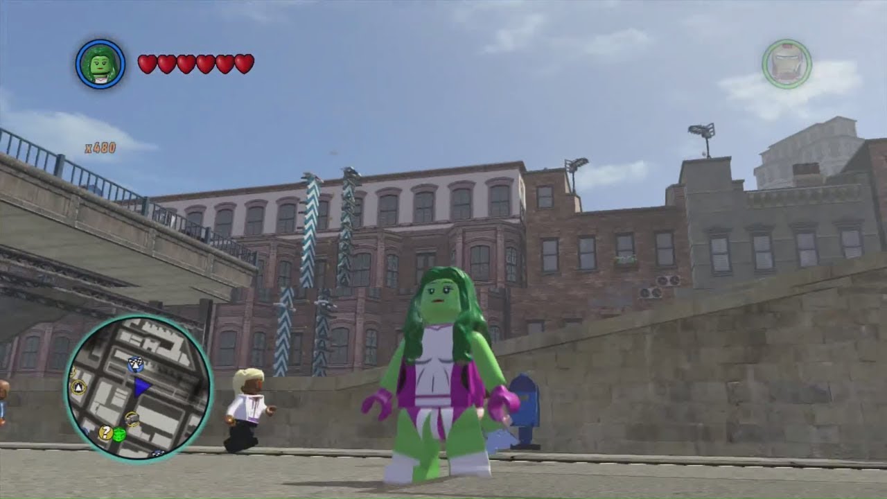 LEGO Marvel Superheroes - She Hulk Gamplay and Unlock Location