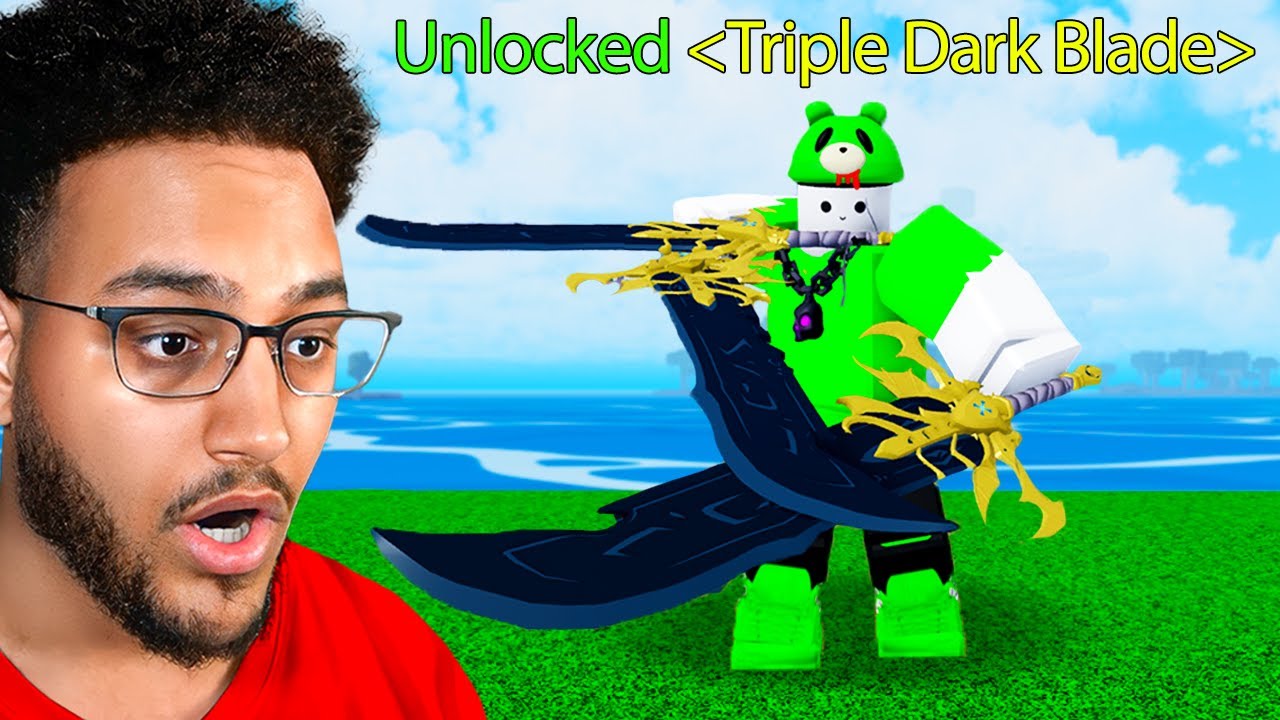 Освоение ADMIN Triple Dark Blade за 24 часа (Blox Fruits)