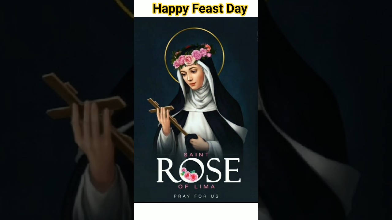 Feast Day, St. Rose OF LIMA #love&praise  #onthisday #happy #feastday.