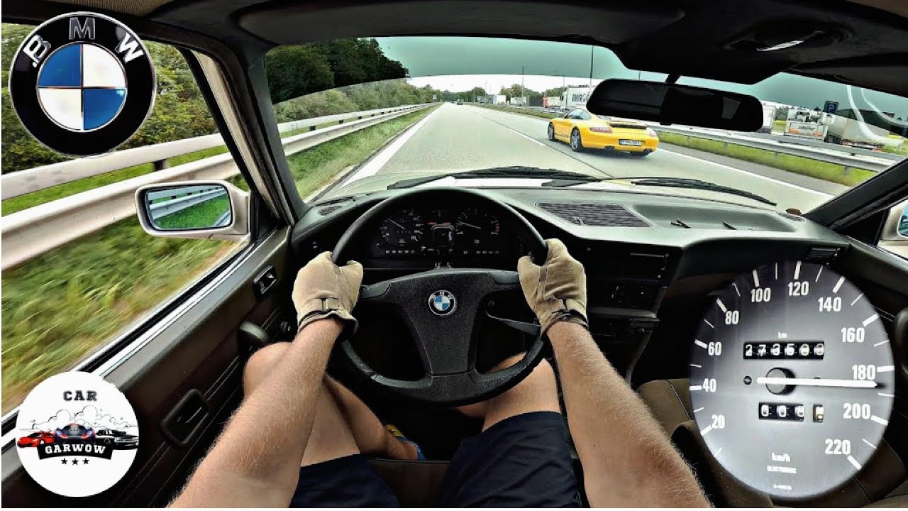 🔥 1983 BMW E28 524td Diesel TOP SPEED on Autobahn! 🚀 | Pushing the Limits!