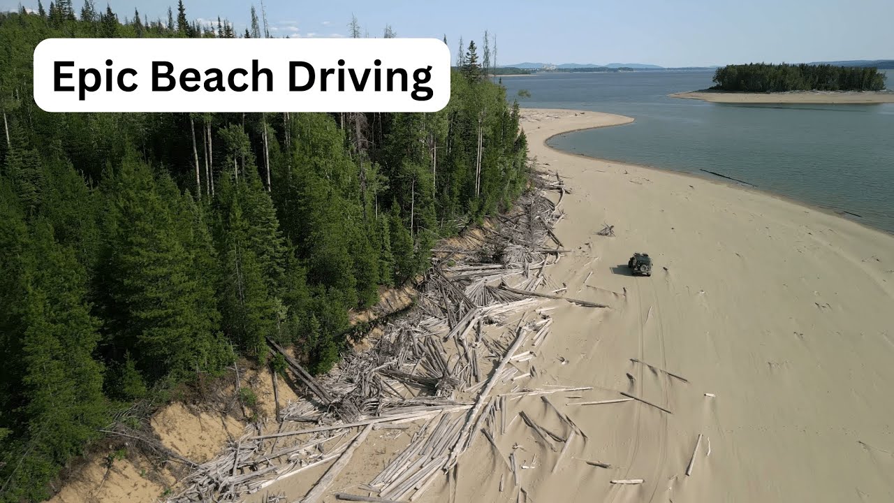 Wind-Swept Bliss: Exploring the Best Hidden Beach in BC with a Pinstriping Adventure! 🏖️🚙