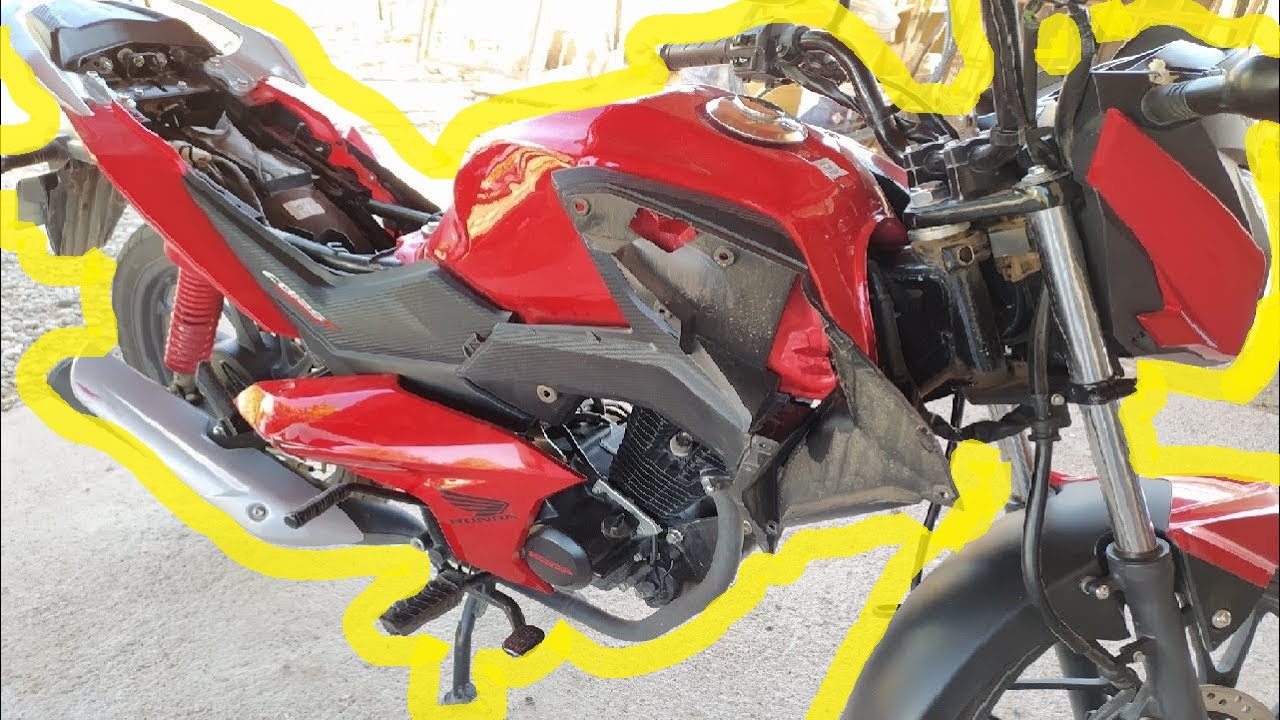 Arreglé mi moto chocada😔