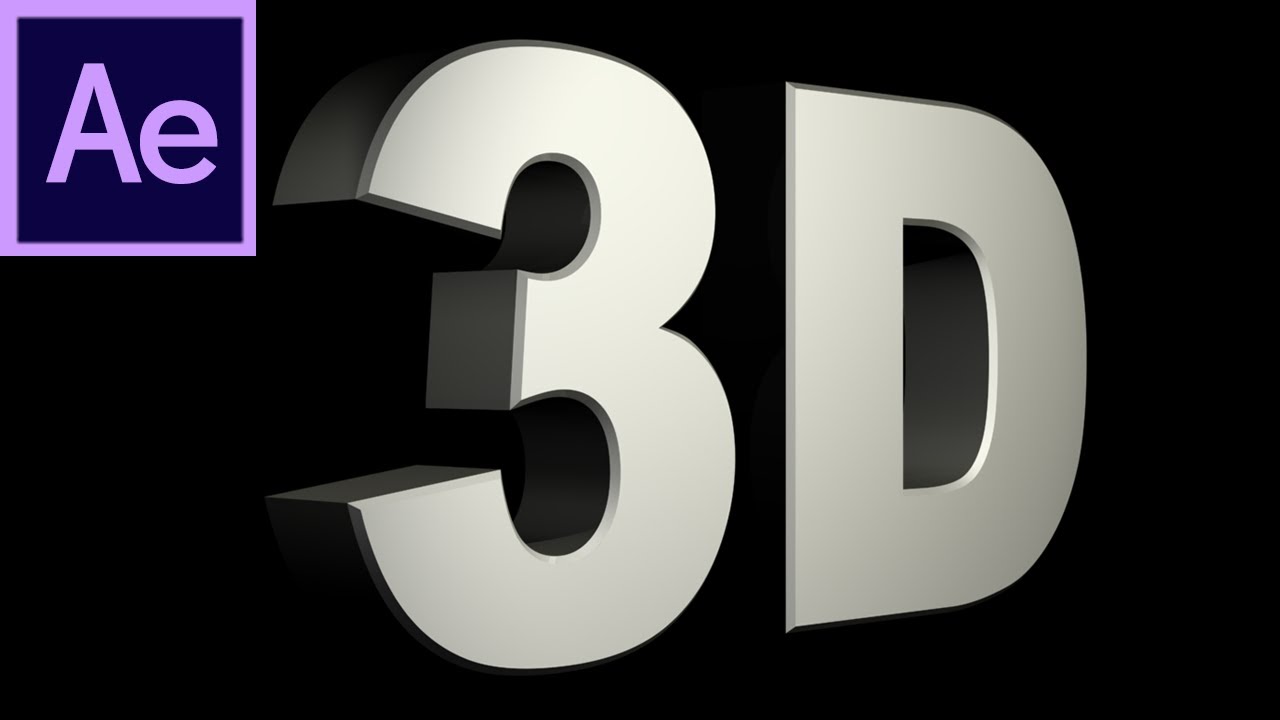 Урок по After Effects: новая функция 3D-экструзии текста в CS6 -HD-
