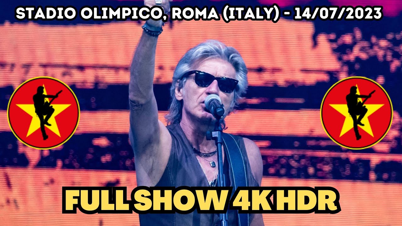 LIGABUE live STADIO OLIMPICO - ROMA (ITALY) 14/07/2023 - FULL SHOW [4K HDR] #ligabue