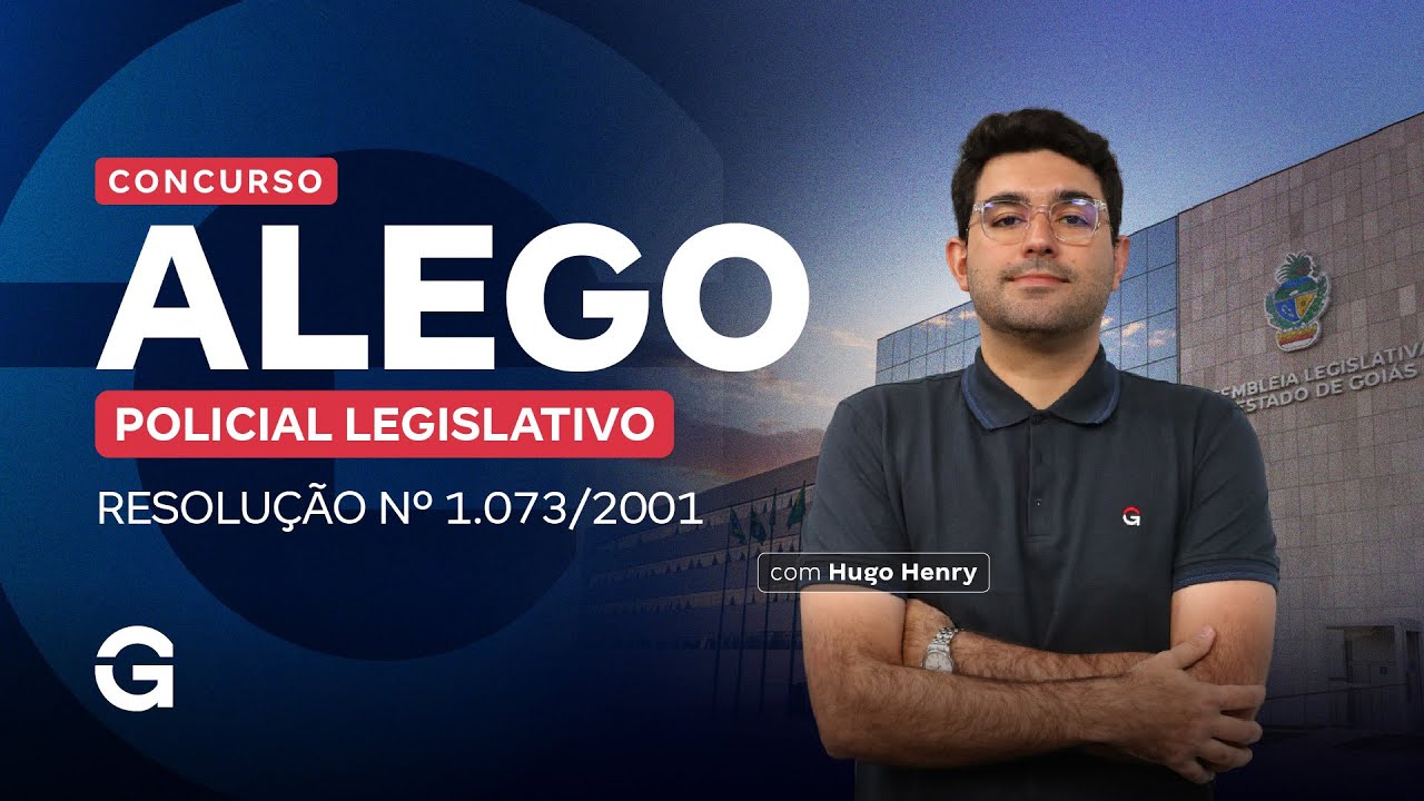 Concurso ALEGO Policial Legislativo: Regulamento Administrativo em 40 minutos com Hugo Henry