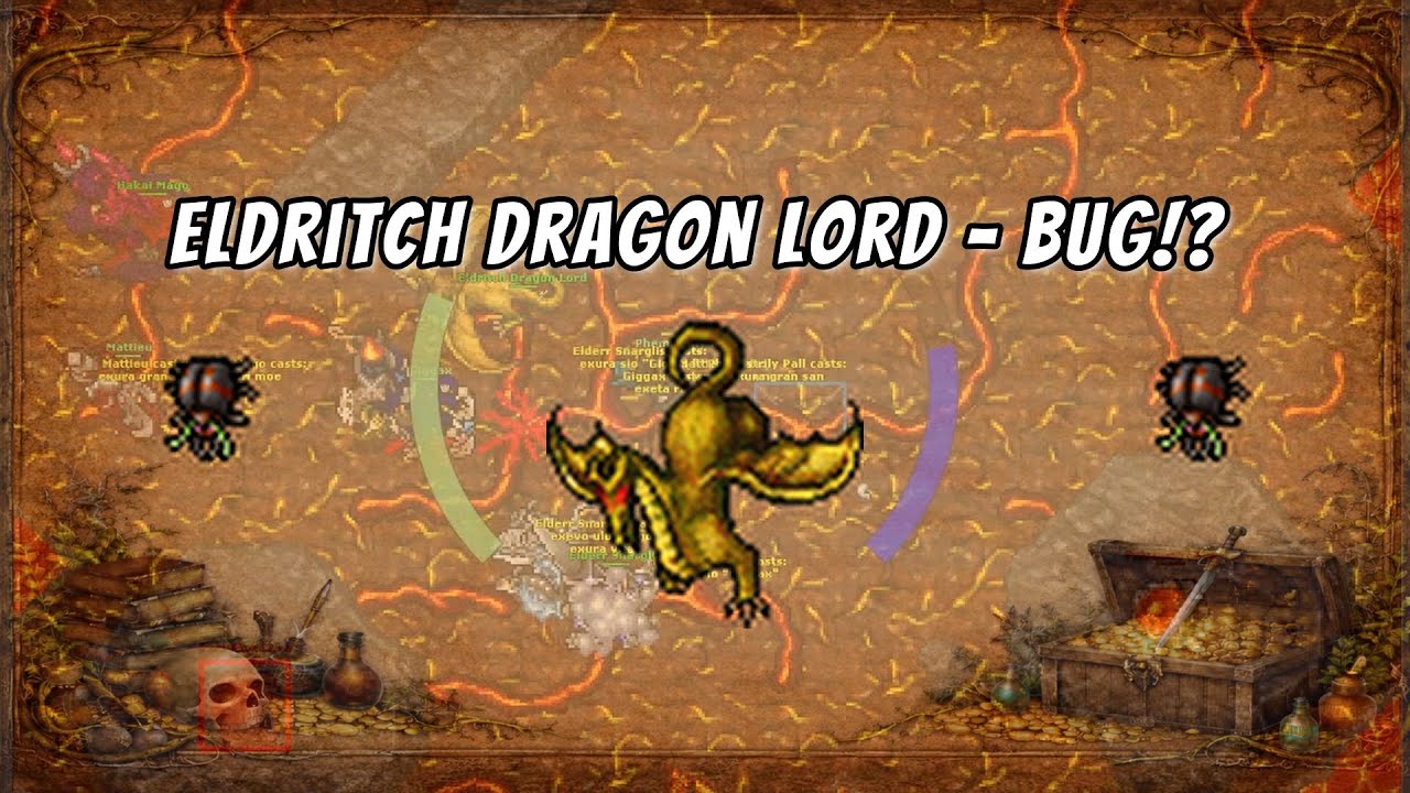 PhemLabs Depth: Tibia   The Roost of the Graveborn   Eldritch Dragon Lord Tactic Bug