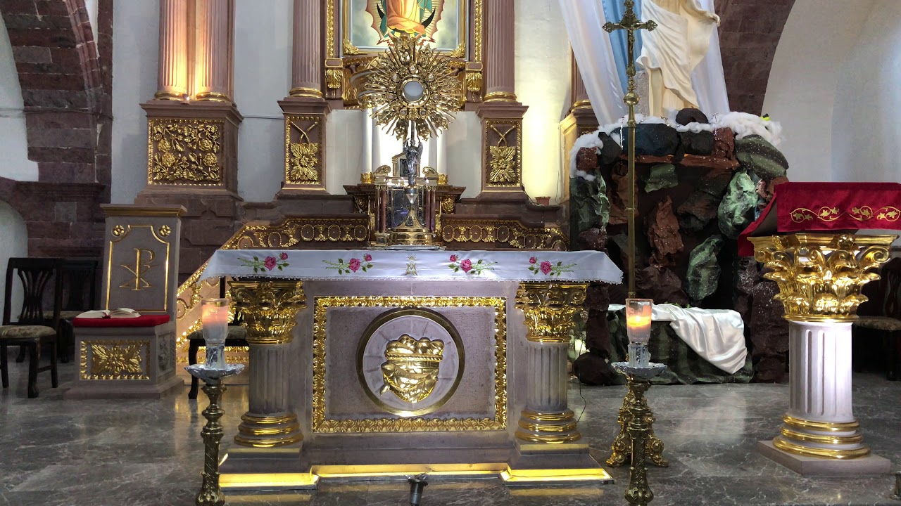 Santo Rosario ante el Sant&iacute;simo Sacramento. Misterios gozosos.