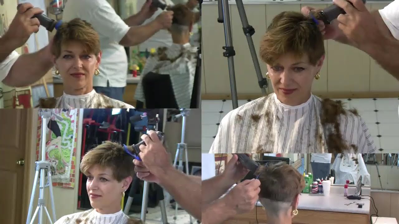 SUGAR PIE CREWCUT THEN HEADSHAVE DVD 282 HAIRCUT.NET NOW SHOWING
