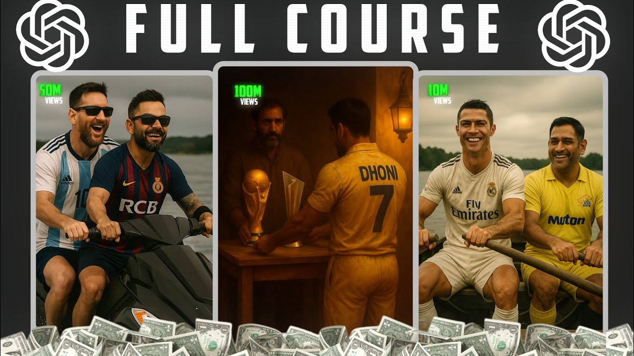 Make Unlimited Messi Ronaldo AI Shorts like @crvkofficial Easy Way and Go Viral 📈🤑