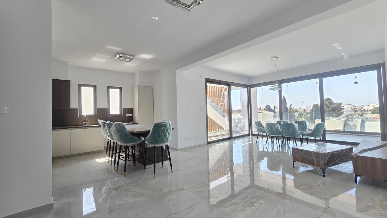 For Rent: Superb 3 Bedroom Brand New Penthouse in Agios Ioannis