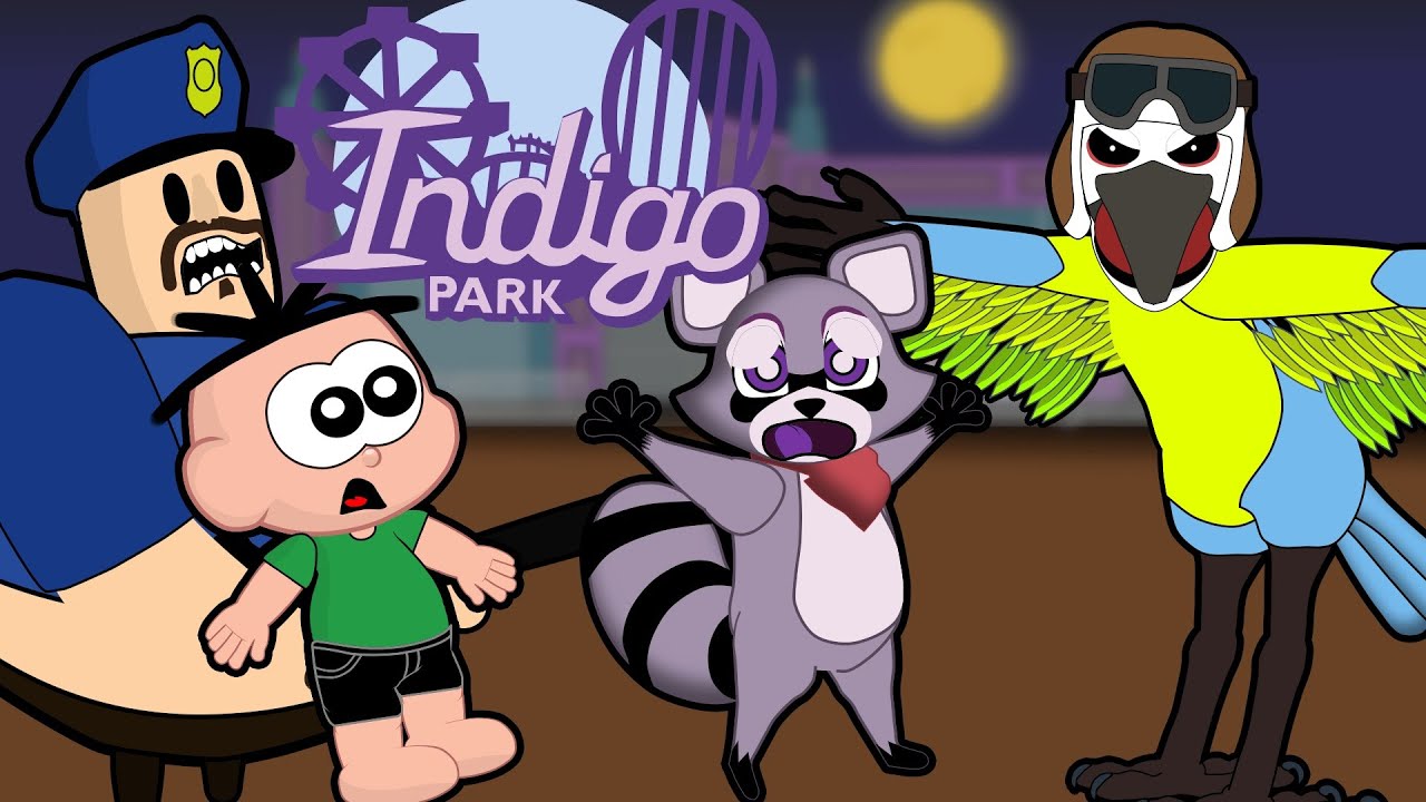 Cebolinha em Indigo Park com Barrys Prison Run do Roblox