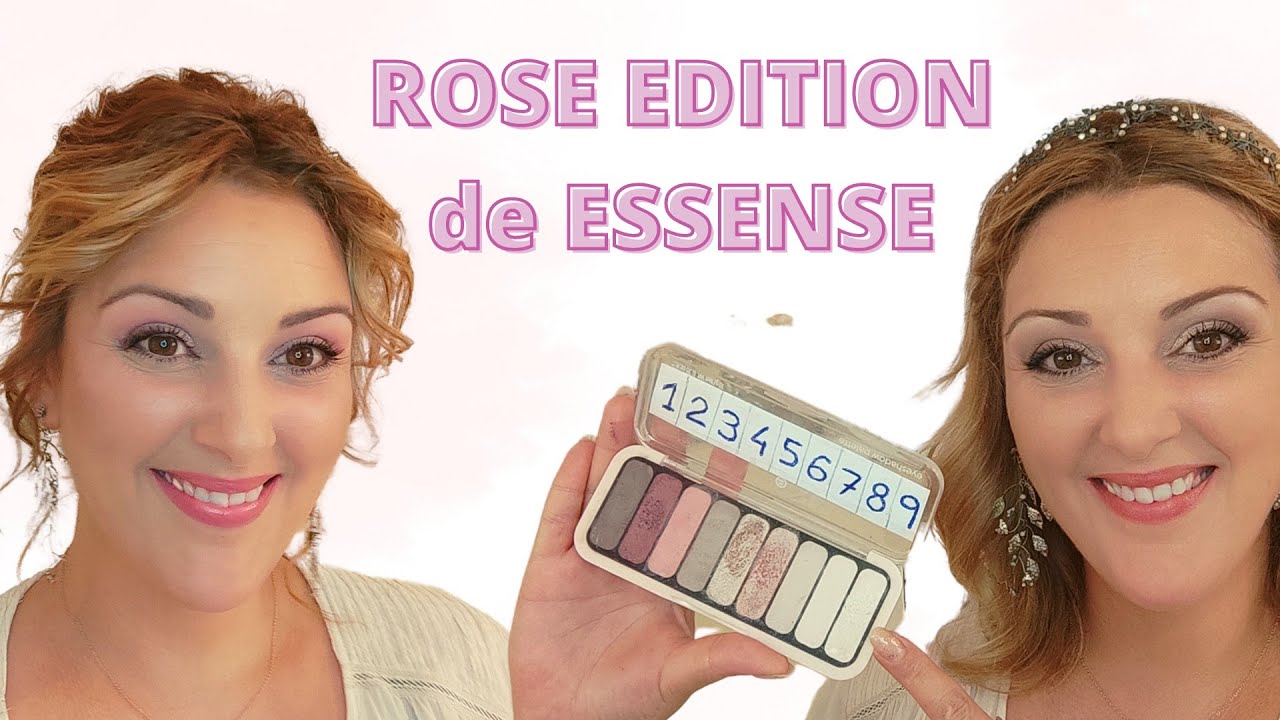 🧐MAQUILLAJE de OJOS con ESSENSE: Rose Edition ❤️