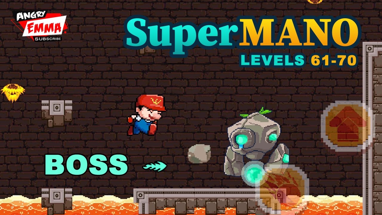 Super Mano - Levels 61-70 + BOSS
