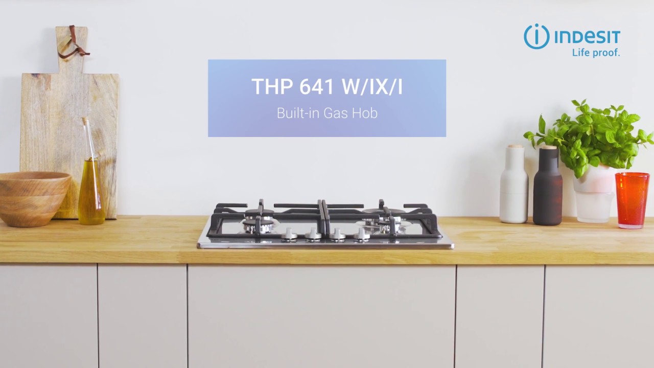 Indesit Aria THP 641 W/IX/I Built-in Gas Hob