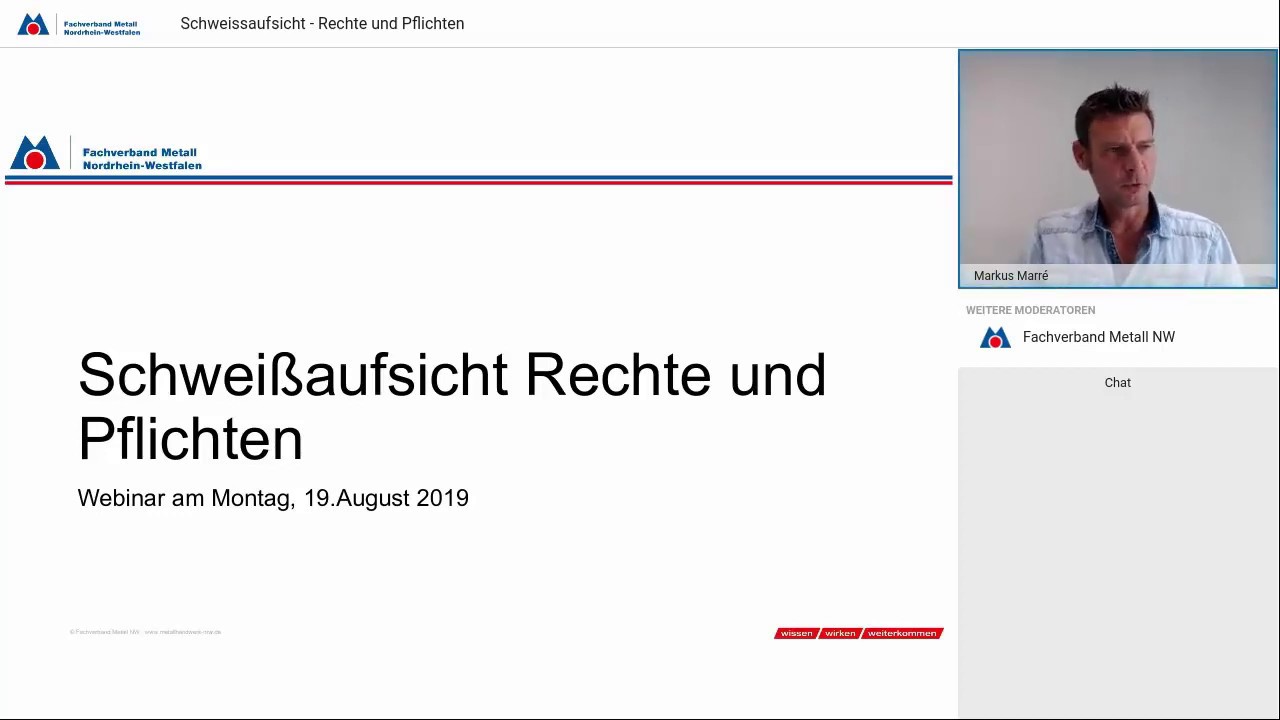 Schweißaufsicht – Rechte und Pflichten