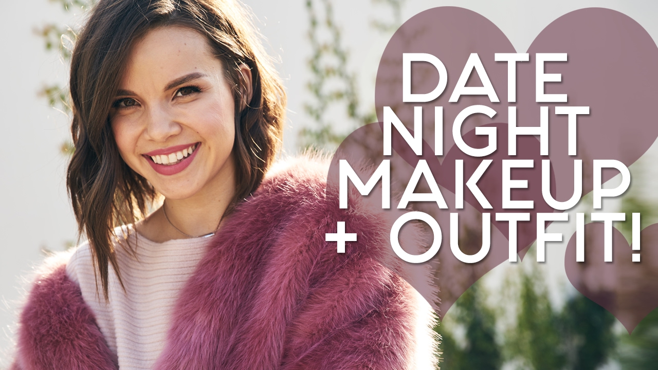 Valentine's Day Date Night Makeup + Outfit! | Ingrid Nilsen