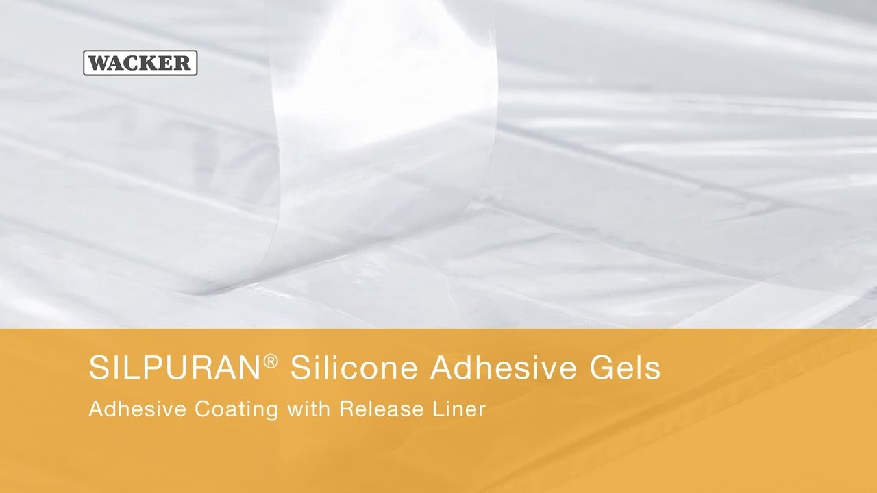 SILPURAN® Silicone Adhesive Gels - Adhesive Coating with Release Liner