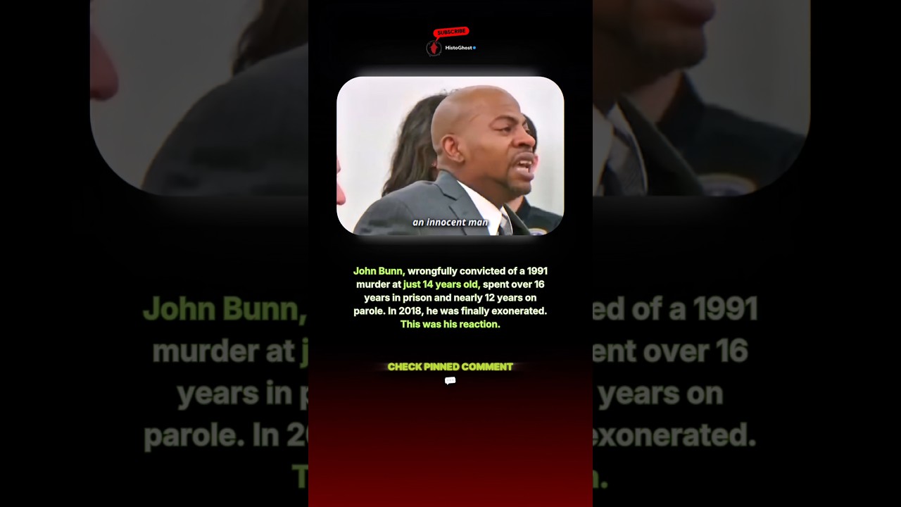 Jailed at 14 for a Crime He Didn't Do: The Story of John Bunn #shorts